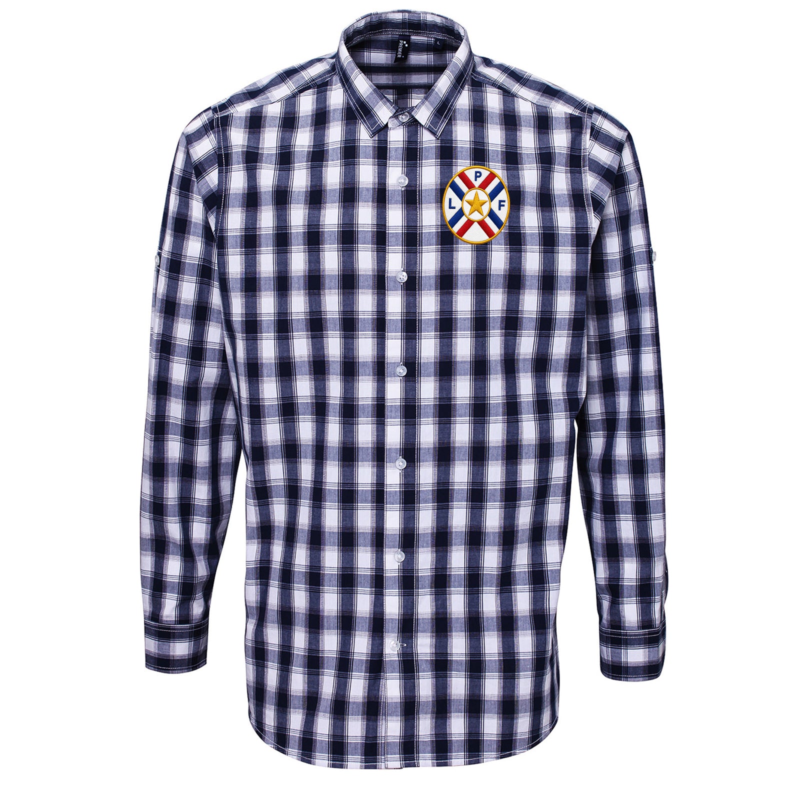 Classic Paraguay Football Check Long Sleeve Shirt