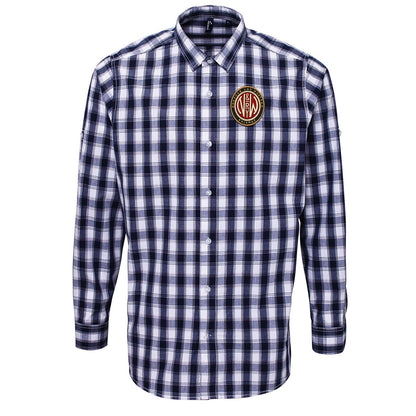 Norfolk and Western Railway Check Long Sleeve Shirt