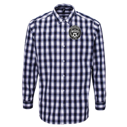 Boreham Wood Football Check Long Sleeve Shirt 