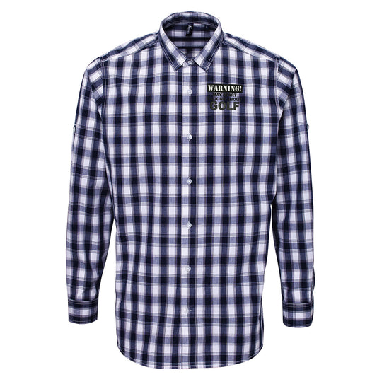 Golf Fan Check Long Sleeve Shirt