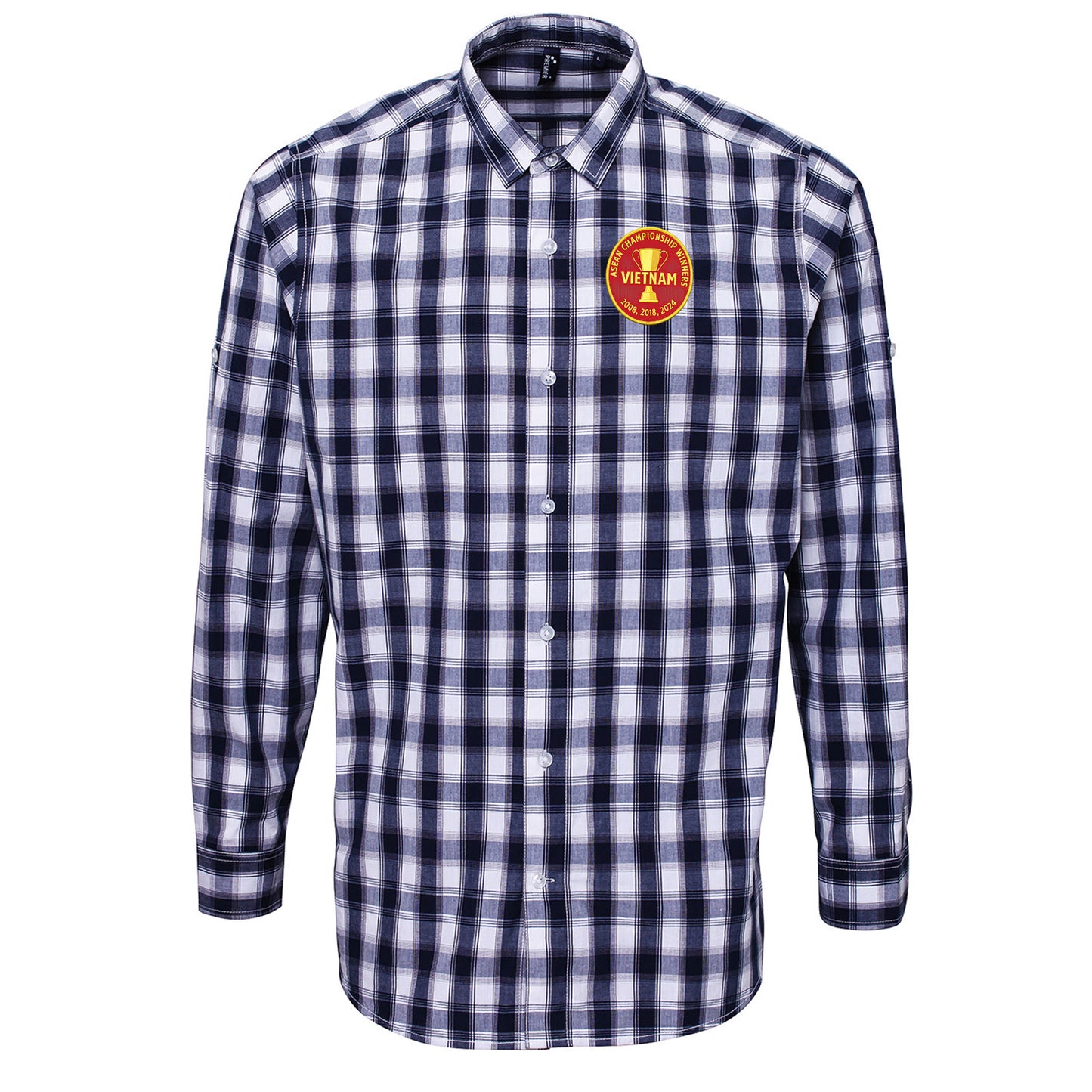 Vietnam Football Check Long Sleeve Shirt