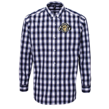 Grimsby Town Football Check Long Sleeve Shirt