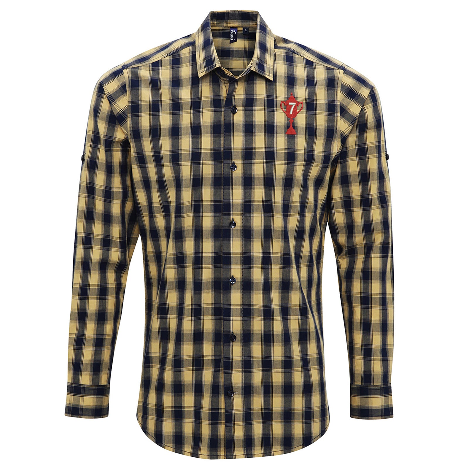 Aberdeen 7 Time Scottish Cup Long Sleeve Check Shirt