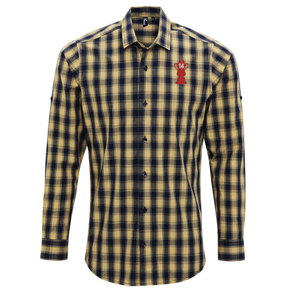 Arsenal 14 Time FA Cup Long Sleeve Check Shirt