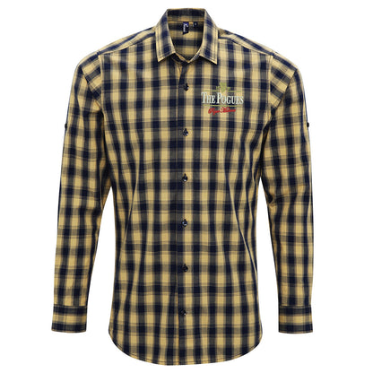 The Pogues Embroidered Long Sleeve Mulligan Check Shirt