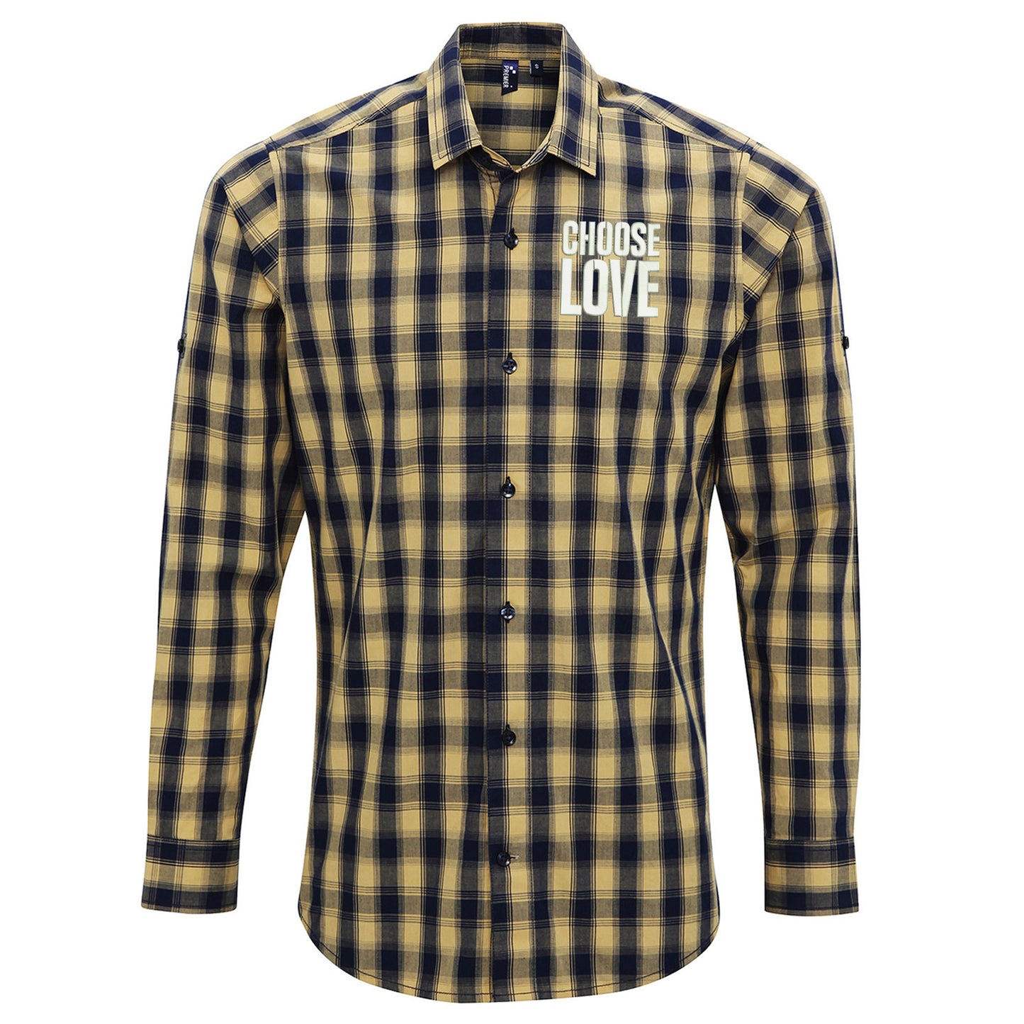Choose Love Check Shirt