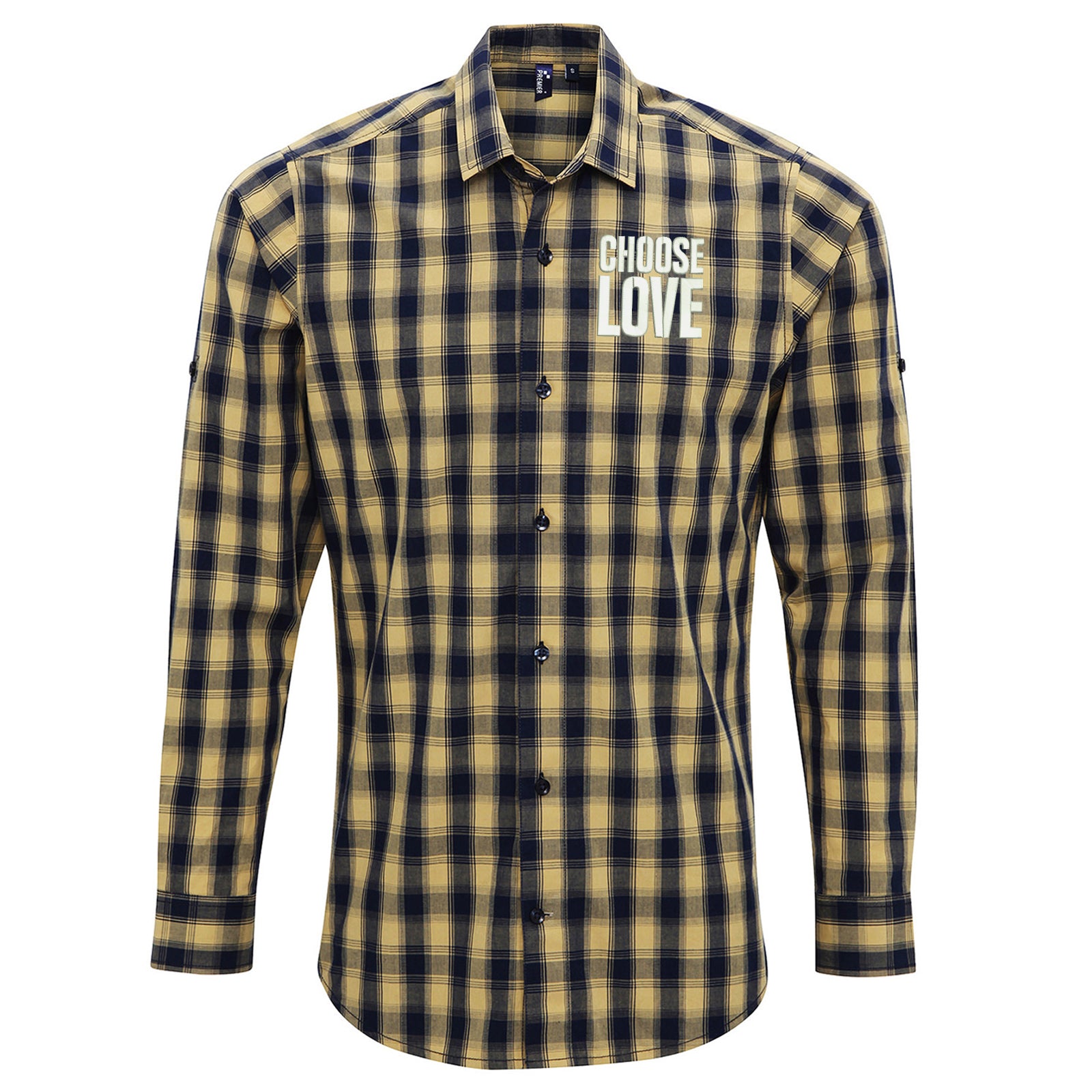 Choose Love Check Shirt