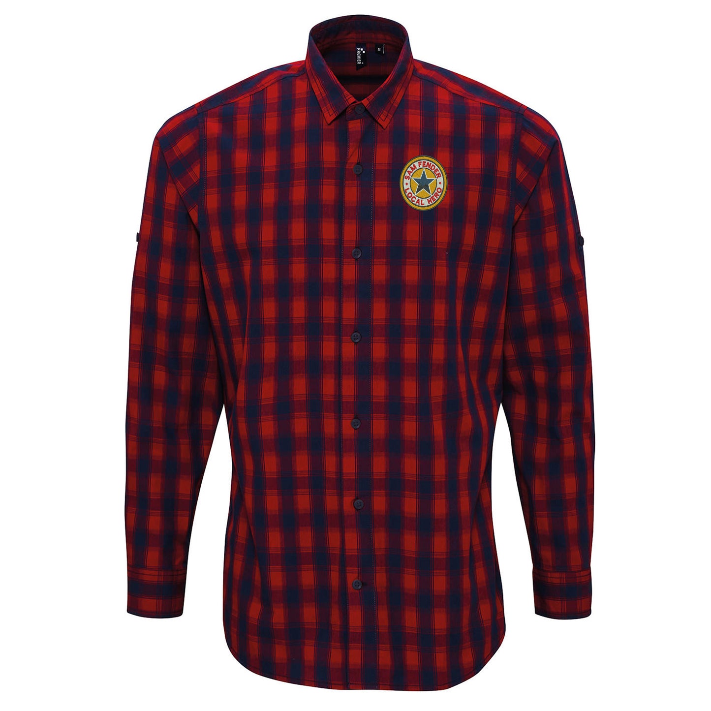 Sam Fender Local Hero Check Long Sleeve Shirt