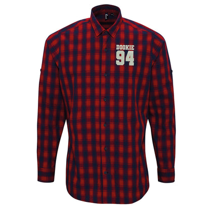 Dookie 94 Embroidered Long Sleeve Mulligan Check Shirt