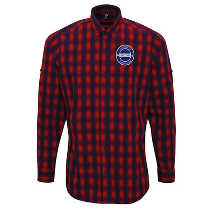 The Pride of Hampshire Est 1898 Long Sleeve Mulligan Check Shirt