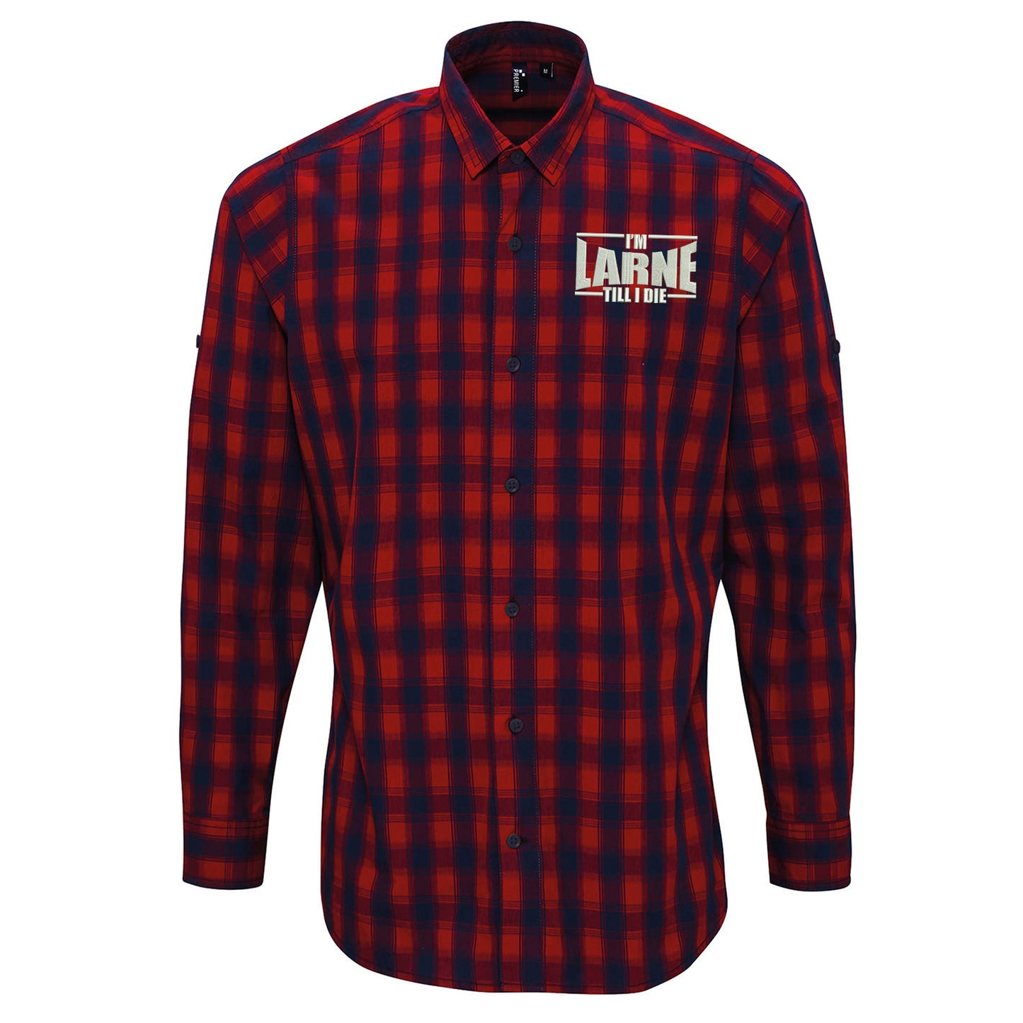 Larne Football Check Long Sleeve Shirt