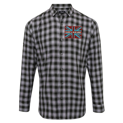 Claret & Blue Army Coloured Union Jack Shirt