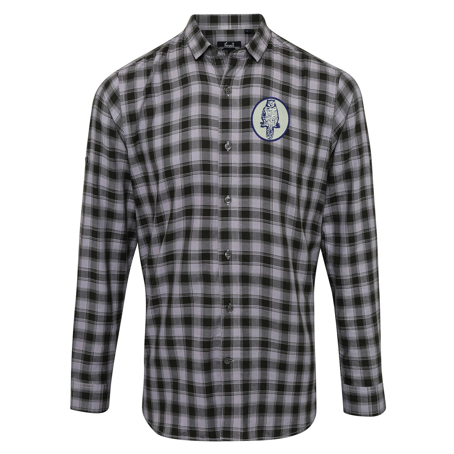 Retro Leeds 1964 Embroidered Long Sleeve Mulligan Check Shirt