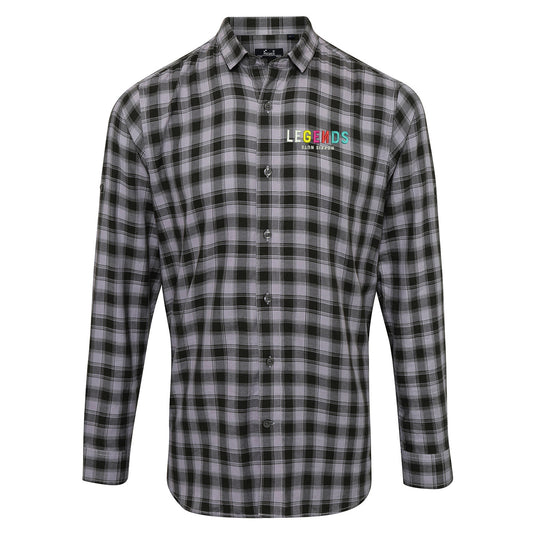 Norris Nuts Legends Embroidered Long Sleeve Mulligan Check Shirt