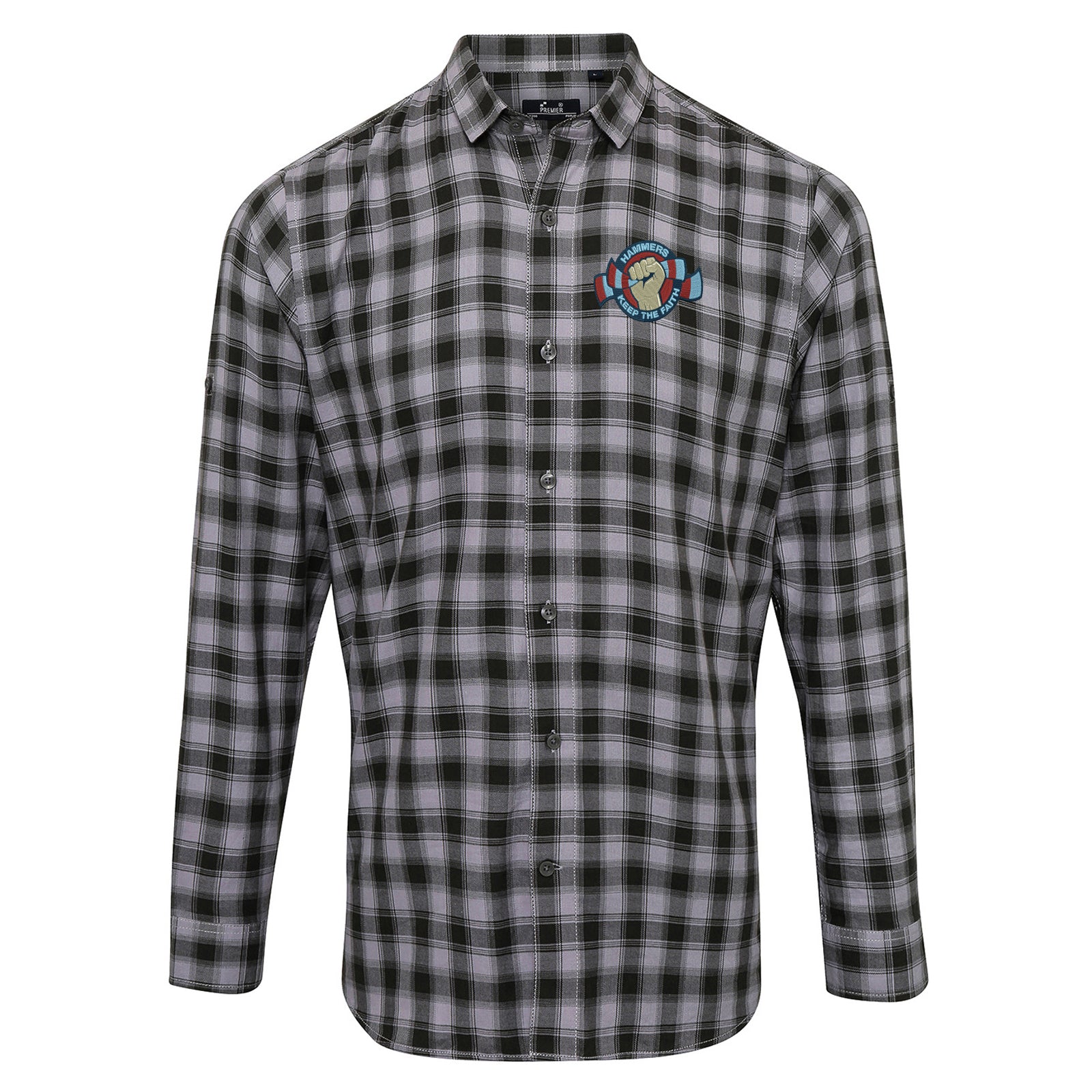 West Ham United Hammers Check Shirt 