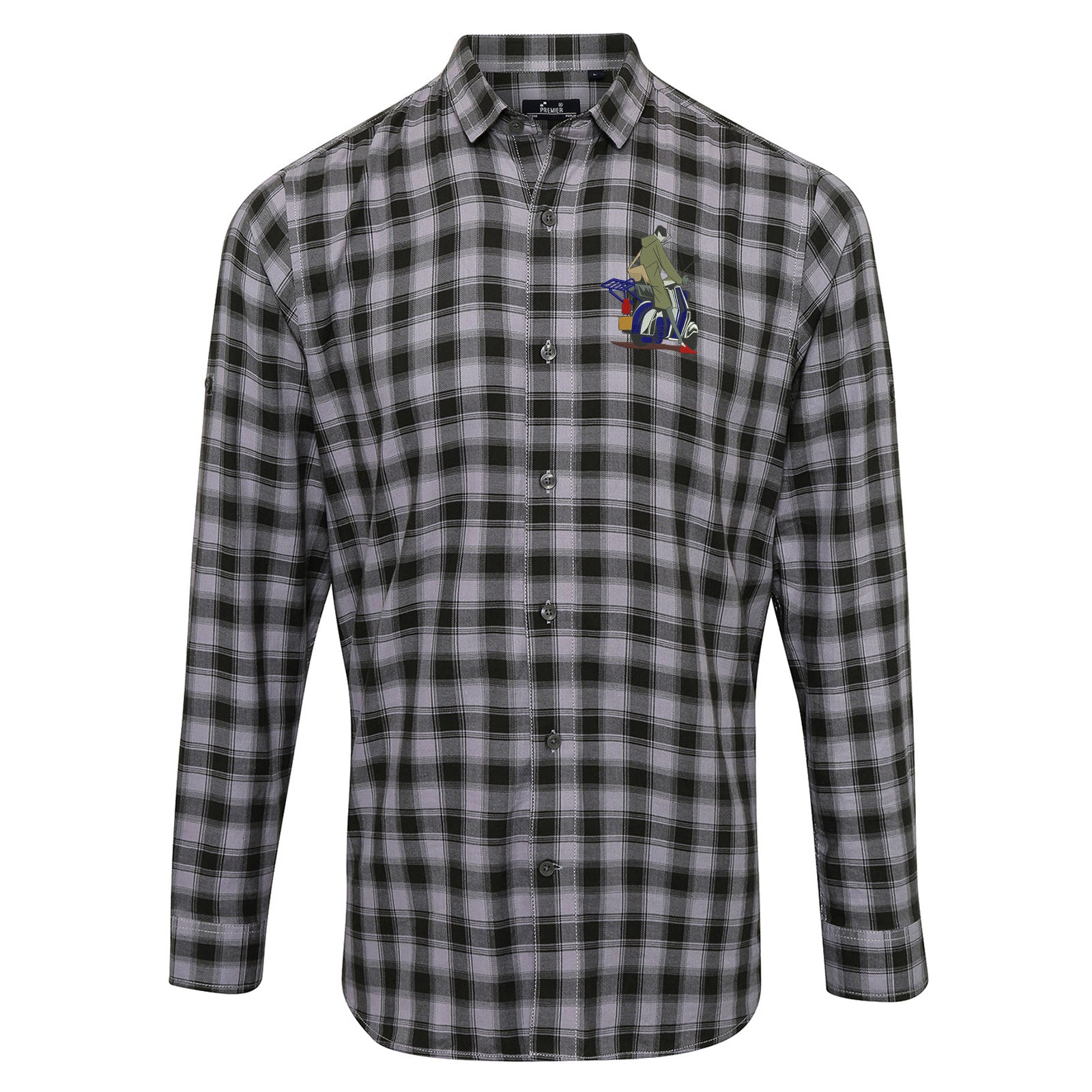 60s Mod Parka Long Sleeve Shirt