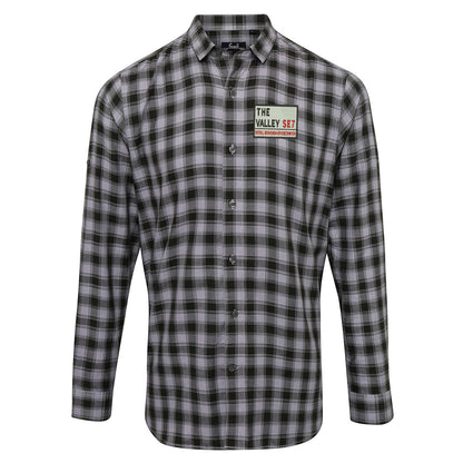 The Valley SE7 Embroidered Long Sleeve Mulligan Check Shirt
