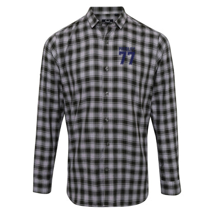 Presley 77 Embroidered Long Sleeve Mulligan Check Shirt