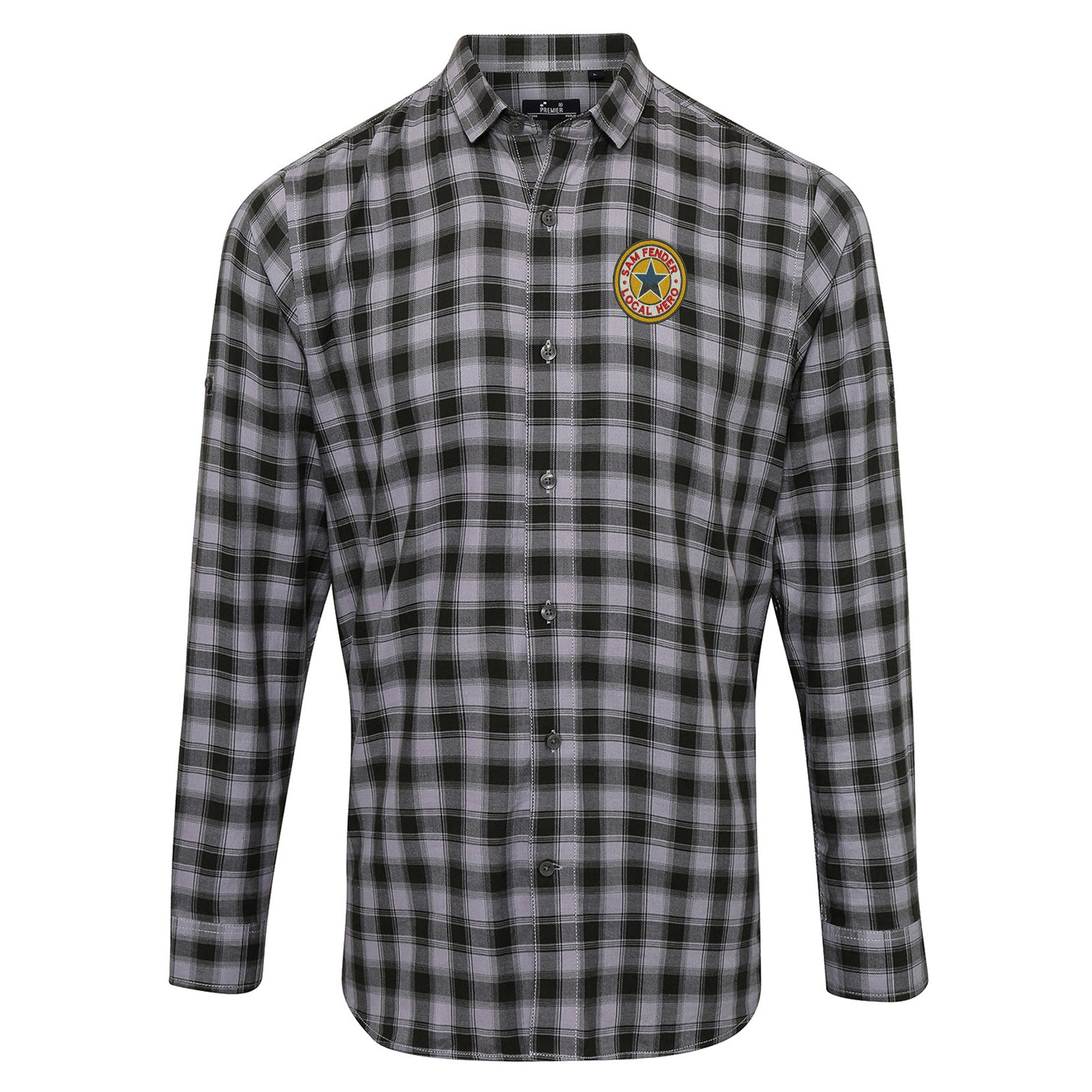 Sam Fender Local Hero Check Long Sleeve Shirt