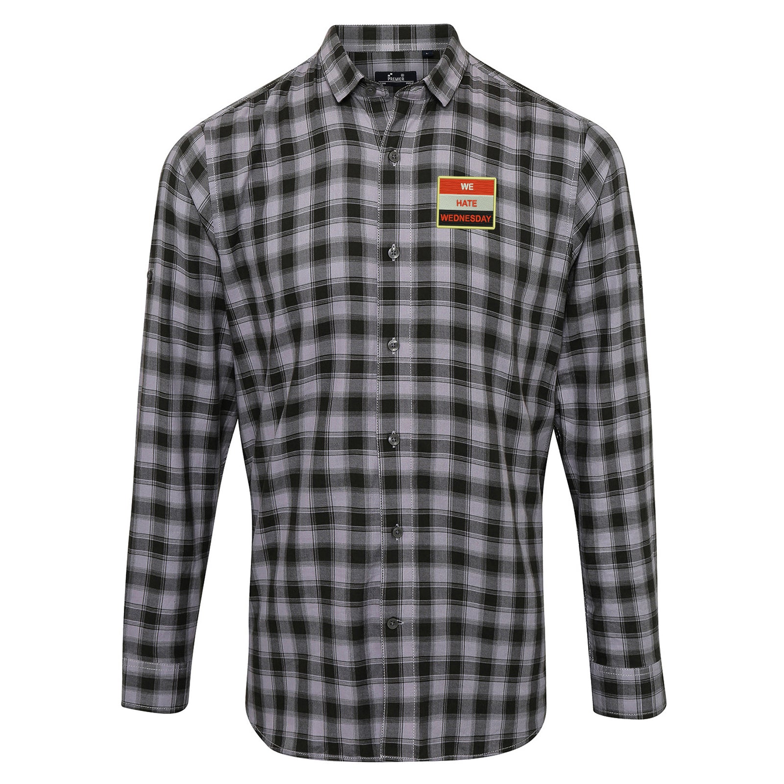 Blades Embroidered Check Long Sleeve Shirt 