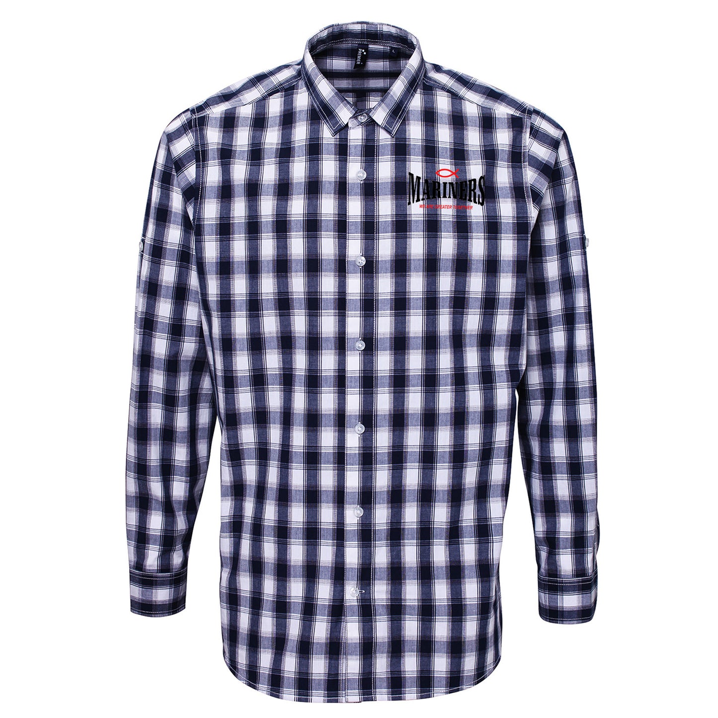 Grimsby Town Mariners Check Long Sleeve Shirt
