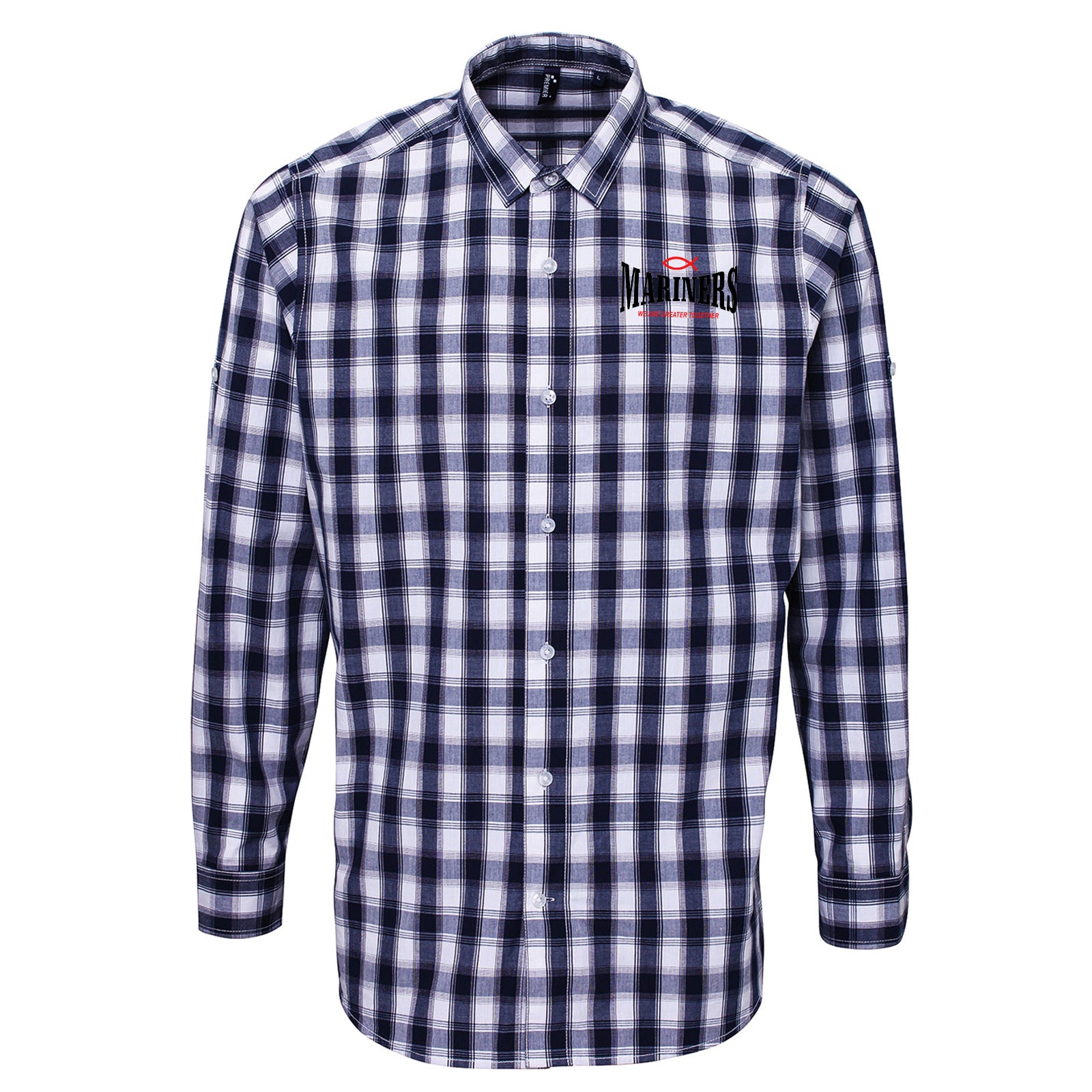 Grimsby Town Mariners Check Long Sleeve Shirt
