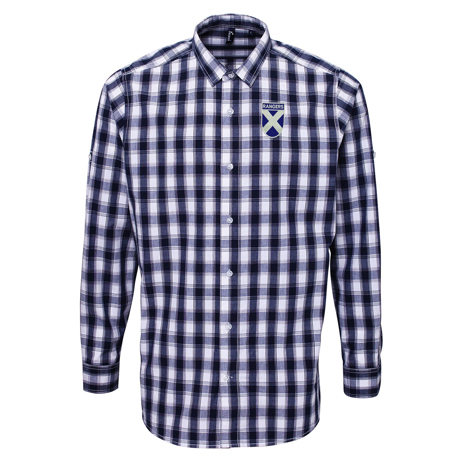 Rangers Flag of Scotland Shield Check Shirt