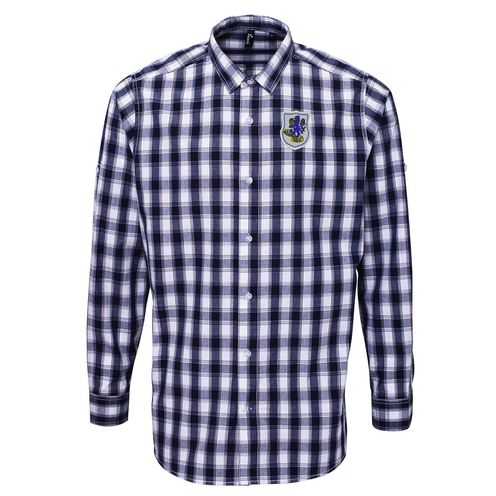 Macclesfield Town Football Check Shirt