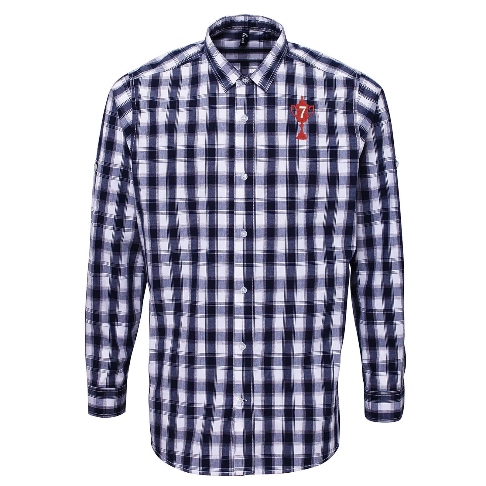 Aberdeen 7 Time Scottish Cup Long Sleeve Check Shirt