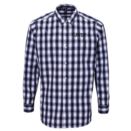 Fighters Embroidered Check Long Sleeve Shirt