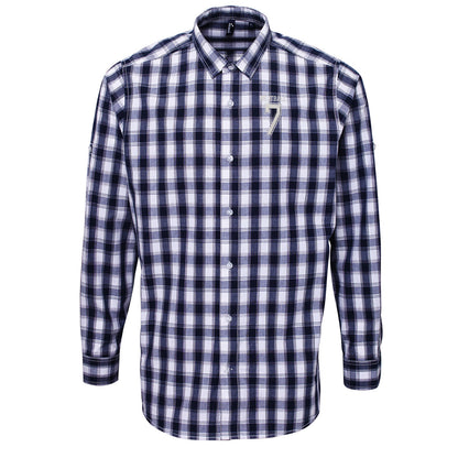 John McGinn Scotland Football Check Long Sleeve Shirt