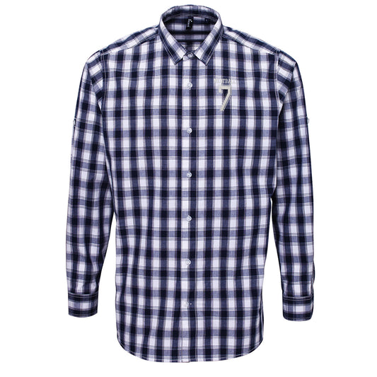 John McGinn Scotland Football Check Long Sleeve Shirt