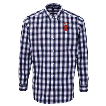 Arsenal 14 Time FA Cup Long Sleeve Check Shirt