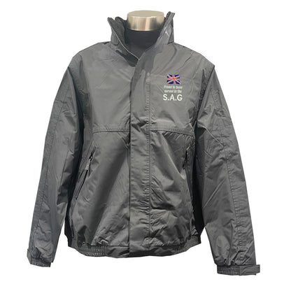 Proud to Have Served in The SAG Embroidered Premium Outdoor Jacket