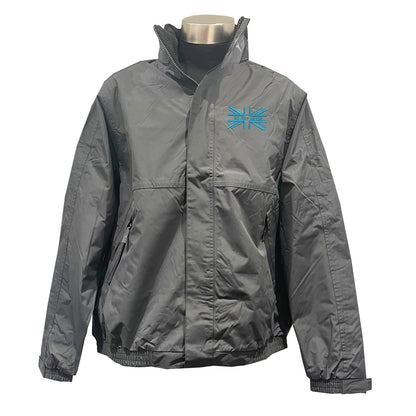 No Nay Never Union Jack Embroidered Premium Outdoor Jacket