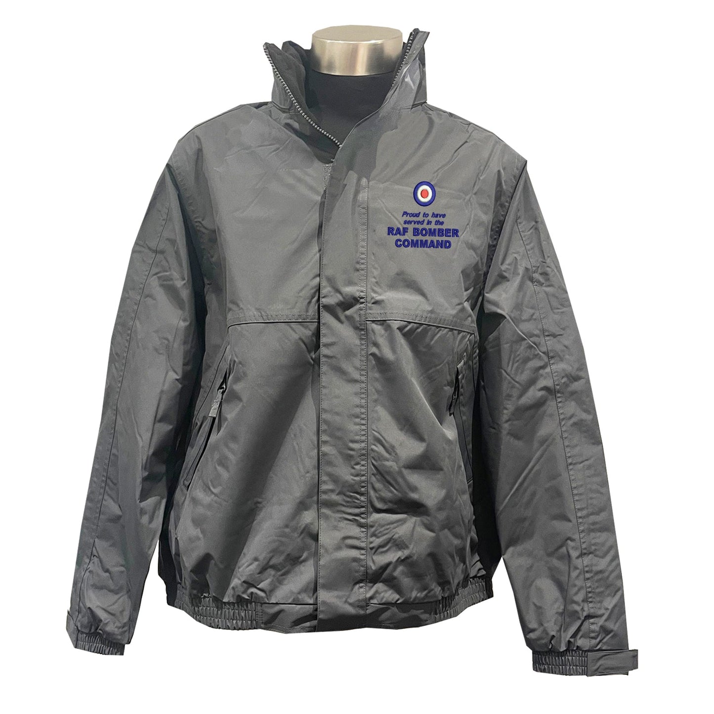 Proud to Have Served in The RAF Bomber Command Embroidered Premium Outdoor Jacket