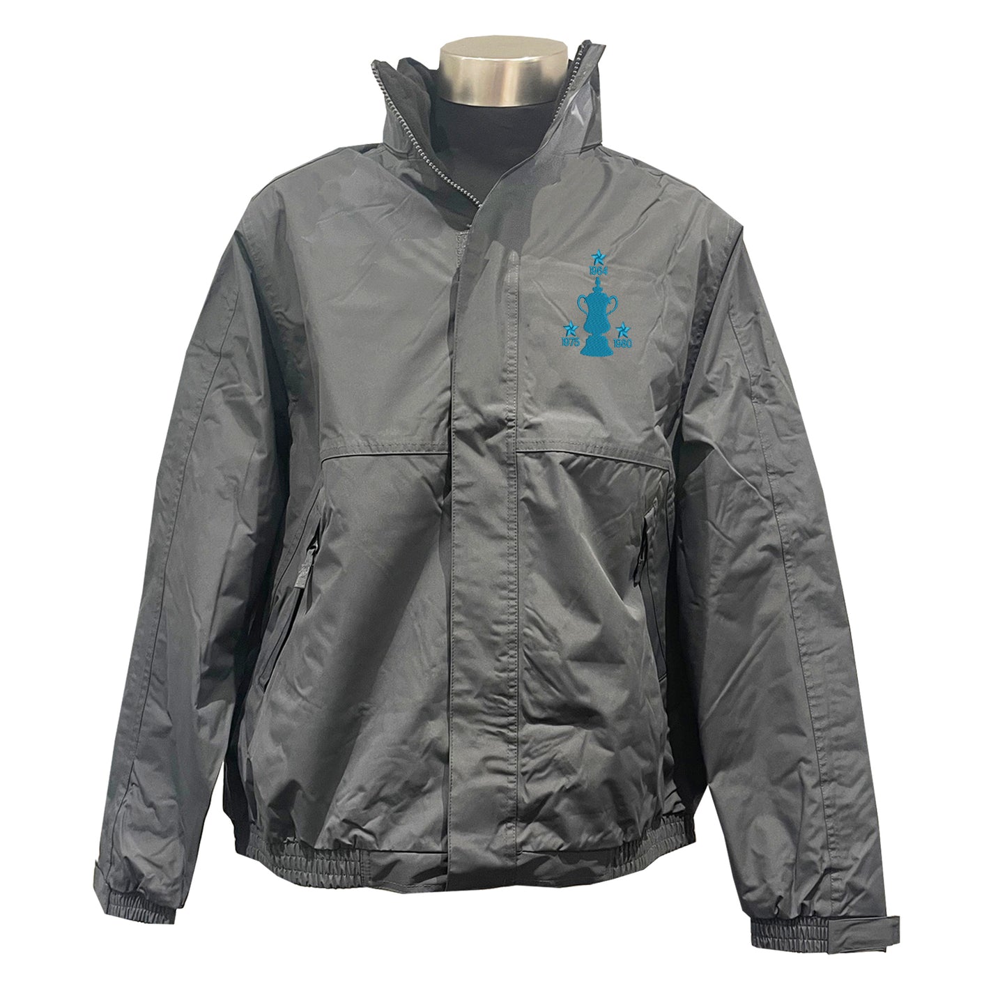 Retro West Ham Three Time Cup Winners Embroidered Premium Outdoor Jacket