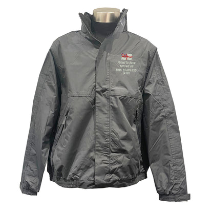 Proud to Have Served on HMS Fearless (L10) Premium Outdoor Jacket