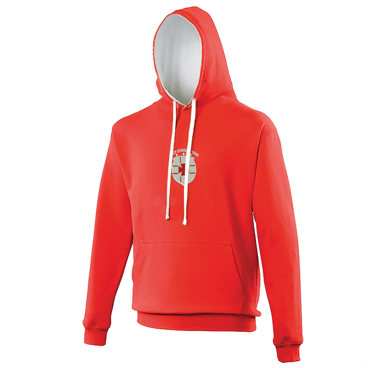 Retro Accrington Stanley 1968 Contrast Hoodie