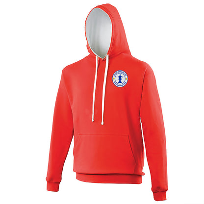 Old School Leeds United Contrast Hoodie