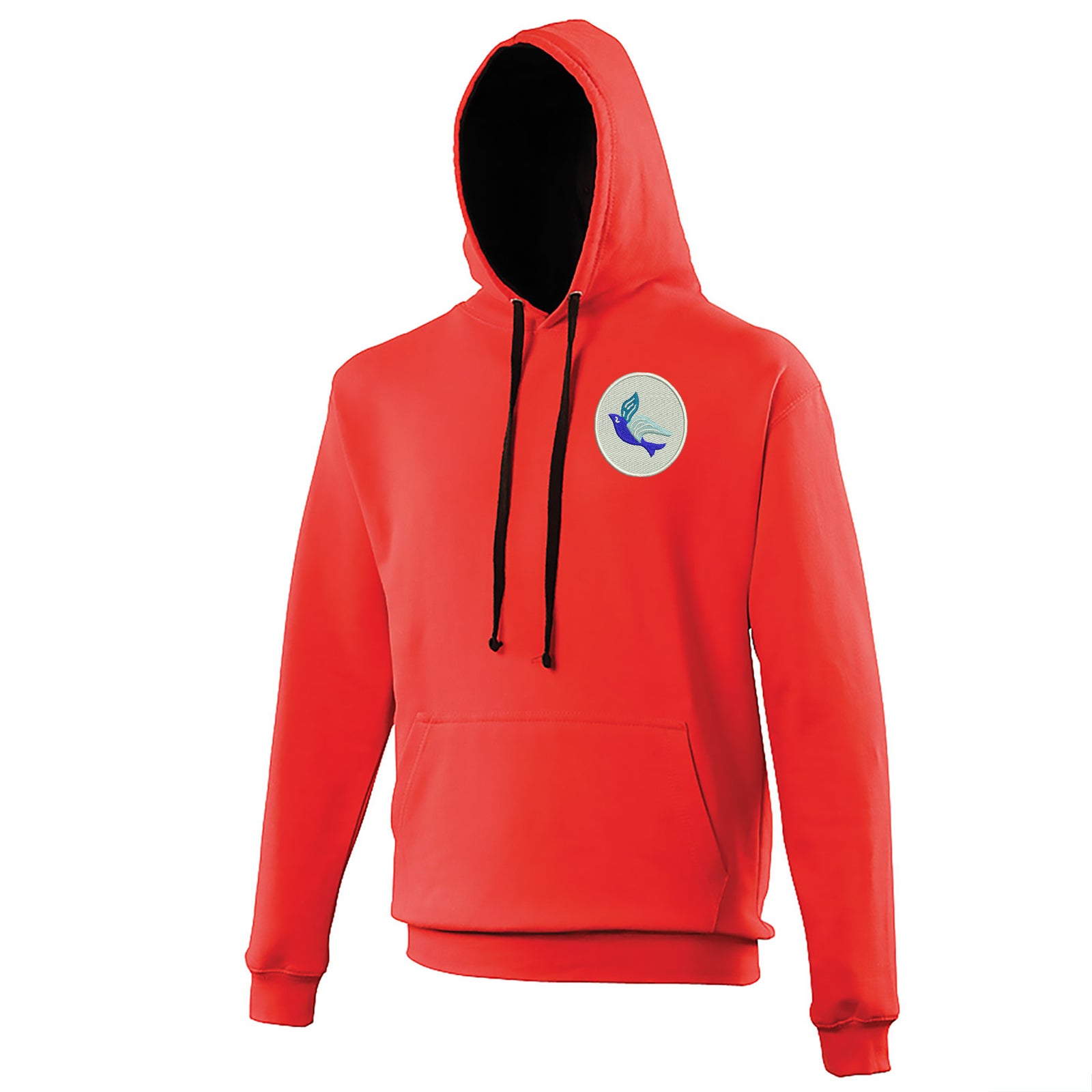 Classic Cardiff City FC Contrast Hoodie