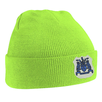 Retro Leeds 1950s Embroidered Beanie Hat