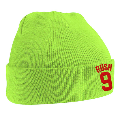 Rush 9 Embroidered Beanie Hat