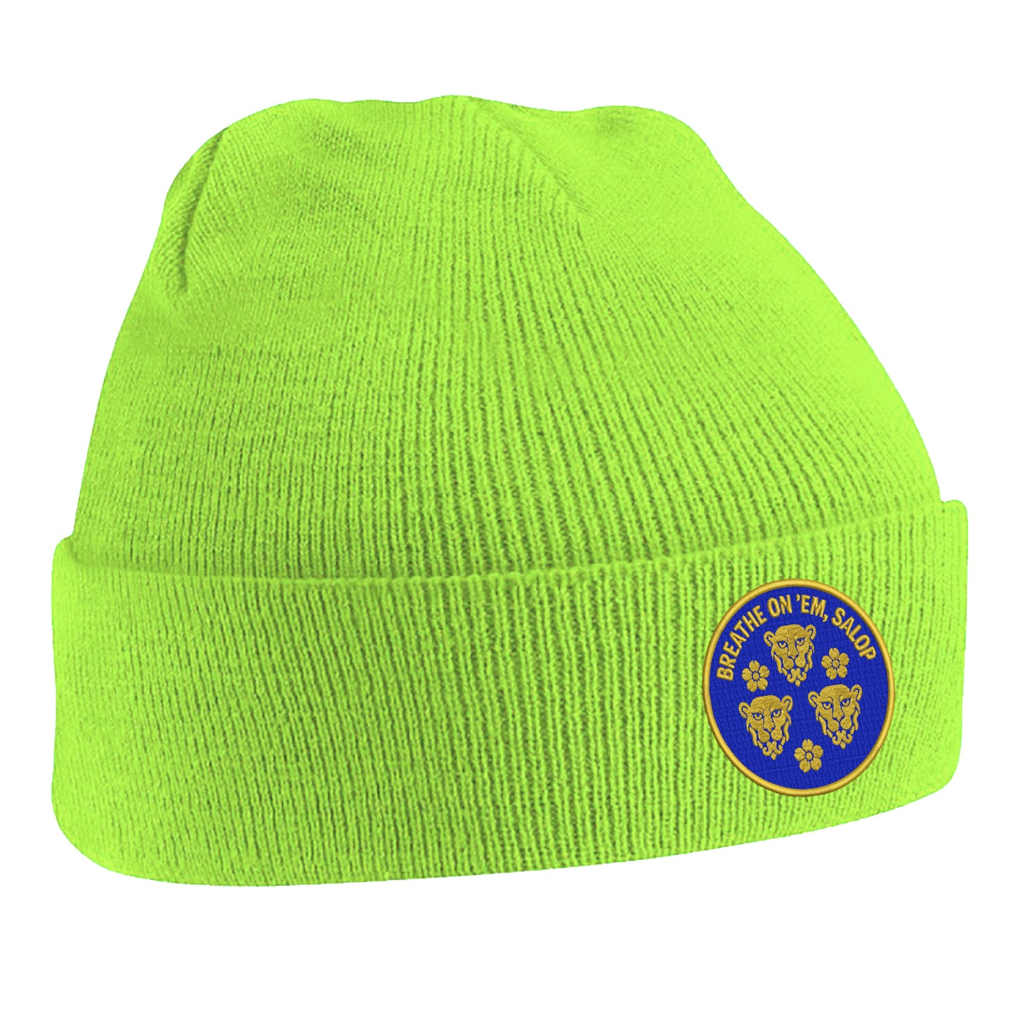 Shrewsbury Town Breathe on em Salop Beanie Hat