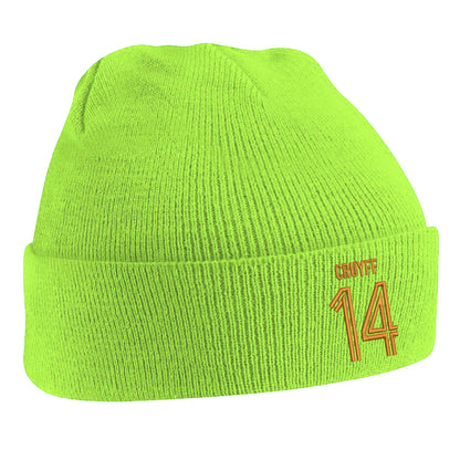 Cruyff 14 Embroidered Beanie Hat