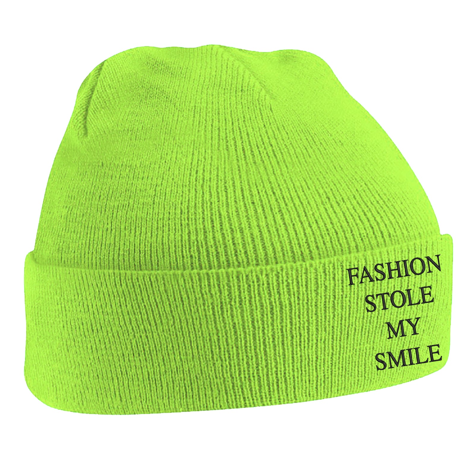 Fashion Stole My Smile Beanie Hat