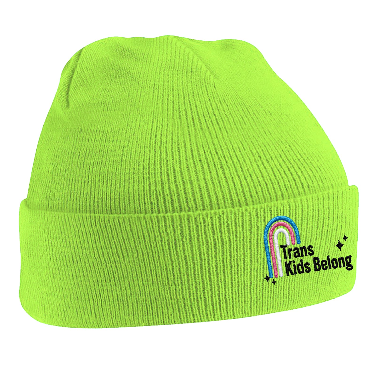 Trans Kids Belong Beanie Hat