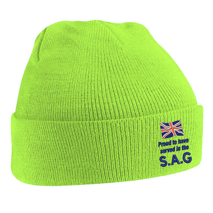 Proud to Have Served in The SAG Beanie Hat