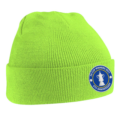 Vintage Leicester City Football Beanie Hat