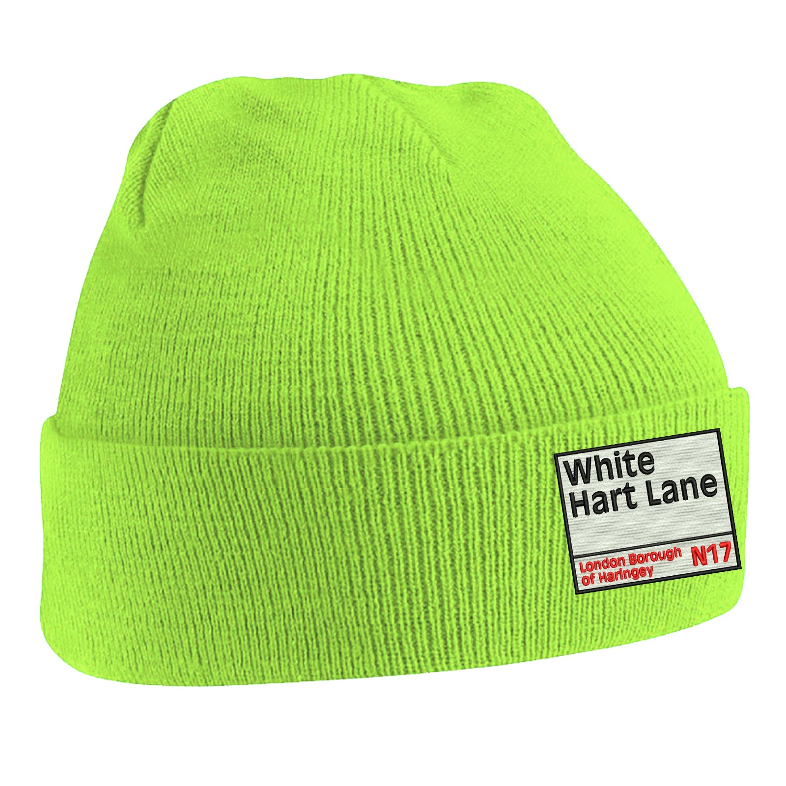 Retro White Hart Lane Beanie Hat